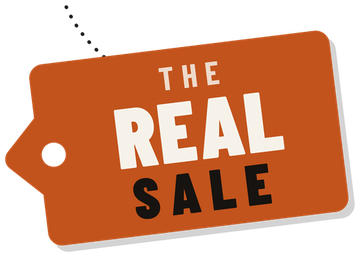 The Real Sale podcast logo