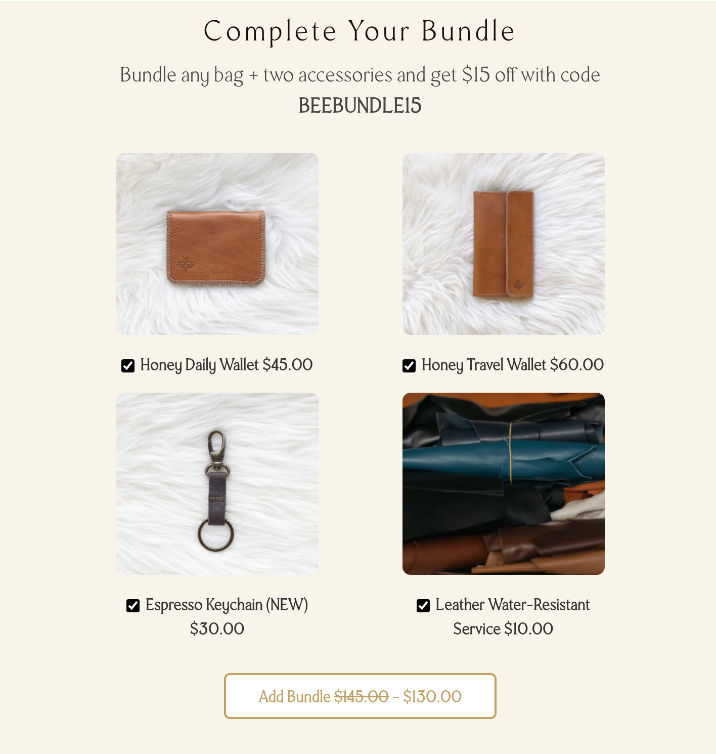 Bundle / Upsell Section - PDP